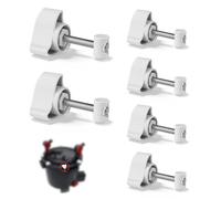6PCS A20215 Canister Filter Lid Locking Nut - Compatible with Fluval FX2 FX4 FX5 FX6 Aquarium Filters, Durable ABS Plastic & Stainless Steel Replacement Fastener for Leak-Proof Stability