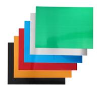 6pcs A4 Aluminum Engraving Blank Plate for Craft Projects and Signs