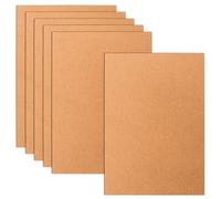 6Pcs A4 MDF Wood Boards for Crafts, 2mm Medium Density Fiberboard Replacements Rectangular MDF Wooden Sheets for Laser Engraving, Painting, Pyrography, DIY Projects and Decor (30 x 21cm)