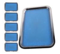 6pcs A4 Stainless Steel Wax-lined Dissection Tray for Biology Students | Dense Smooth Surface, Temperature Resistant, Reusable Resilient Wax Pad, Withstands Repeated Scraping and Precise Knife Marks