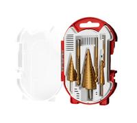 6Pcs Accuracy Hole Drilling Set High Speed Steel Step And Twist Bits Set For Metal Wood Materials Workshop Use High Speed Steel Twist Drill Bits