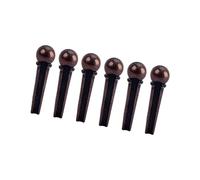 6Pcs Acoustic Guitar Bridge Pins Replacement String Pegs Strings Studs For Acoustics Folk Guitars Ukuleles String Peg Instrument Replacement Parts And Accessories