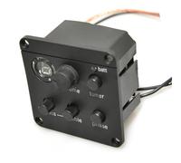 6pcs Acoustic Guitar Pickup ISYS+ EQ Preamp System For Acoustic Guitarra Amplifier Adjustable Sound Guitar Accessories Professional acoustic guitar pickups