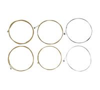 6PCS Acoustic Guitar Strings, Replacement Steel String Acoustic Guitar Kit Instrument Accessories for Beginners Performers (folk guitar strings)