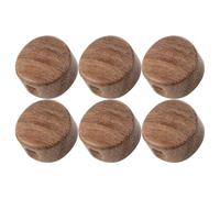 6pcs Acoustic Guitar Tuning Peg Knobs with Screw, Coffee Acacia Metal | Small round Machine Head Turner Knob, Universal Fit for Classical and Acoustic Guitars, Easy Installation