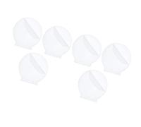 6Pcs Acrylic Clear Light Panels,Thickness 2mm Blank Cast Acrylic Glass Light Boards Set for DIY Craft Lamp Light Base Display Painting Creation Project Bar Atmosphere (Round,12cm*13cm)