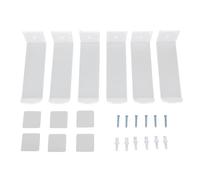6pcs Acrylic Headband Holder Wall Clear Hanging Headband Organizer Storage Wall Mounted Headband Shelves for Girls Women
