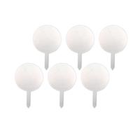 6pcs Acrylic Plant Label Tags with Pointed Stake for Flower Pots | Modern Garden Marker, Fade-resistant Outdoor Use, for Herbs, Classroom Botany and Florists