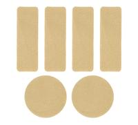 6Pcs Adhesive Sports Shoes Repair Stickers Foot Care Pad Square Round Shoe Hole Prevention Patches Enduring Square Round Shoe Hole Prevention Patches