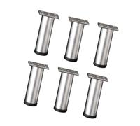 6pcs Adjustable Bed Risers with Antislip Base Load-Bearing Replacement Leg Furniture Extenders for Beds and Tables Modern Styles Bed Elevator