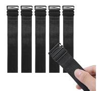 6Pcs Adjustable Elastic Wig Grip Headband - No-Slip Removable Black Bands for Making Kit and Supplies - Holds Wig in Place