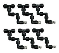 6PCS Adjustable Misting Nozzles for Reptile Tank, 360掳 Reptile Mister Spray Nozzle Quick Connect for Greenhouse Gardens Plants