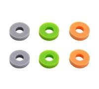 6pcs Aim Assist Rings for Controller Wear Resistant Auxiliary Targets Silicone Motion Control Rings Comfortable Joystick Cushion