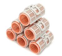 6pcs Air Bangs Hair Roller, DIY Hair Curlers for Women, Double Layer Perforated Hair Styling Tools with Spring Clamp, Foldable Clip Design for Curls at Home