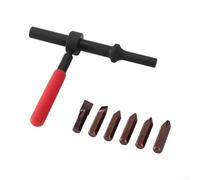 6PCS Air for impact Screw Remover Bit Set for Pneumatic Hammer - Stripped Bolt Extractor Tool 5/16 Hex