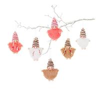 6Pcs Angel Christmas Tree Decorations,Plush Angel Hanging Ornaments,Plush Dolls Xmas Tree Angels Ornaments,Elf Dolls Pendants for Christmas Holiday,Home Party Decor