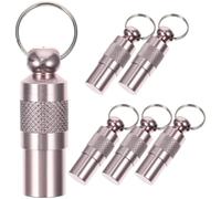 6pcs Anti Lost Cat Tag with Collar Attachment Lightweight Aluminum