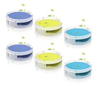 6PCS Anti Odour Cartridge for Shark,Odor Neutralizer Cartridge Compatible with Shark,Air Freshener Refill,Air Freshener Discs Accessories(Lavender/Orchid/Lemon)