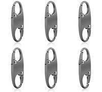 6PCS Anti Theft Luggage Locks S Clips Small Lock, for Zipper Pull Replacement, Suitable for Outdoor Camping and Travel Backpack Lock