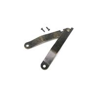 6pcs Antique Brass Bronze Lid Support Hinges Jewelry Chest Wooden Box Cabinet Furniture Accessories Limit Stay Hinge(Type A 77x11mm)