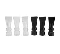 6pcs Aquarium Duckbill Nozzles Set Plastics Promote Stable Water Flow Fish Tank Water Outlet Flat Nozzle Pipe Fittings