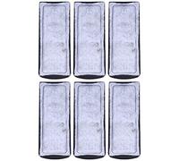 6Pcs Aquarium Filter Cotton Replacement Pads, Wall Mounted Activated Carbon Sponge Cartridges for Fish Tank Water Purification, 5.3x2.2in