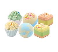 6PCS Aromatherapy Bath Bombs Stress Relaxation Scented Salt Ball Essential Oil Bubble for Skin Care Quality Improvement Valentine s Day Birthday Gift