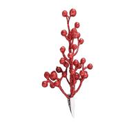 6pcs Artificial Red Berry Stems Berry Picks Holly Berries Branches With Clips For Christmas Tree Wedding Holiday Wreath Vase Filler Floral Arrangements Decor Sunflower Heads Artificial (A, One Size)