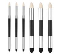 6PCS Artist Blending Sponge Pen, Blending Stumps and Double-Headed Pastel Blending Pencil with 2 Sizes, Sponge Pencil Sketch Pen,Brush Rubbing Sponge for School Students Beginners Artists