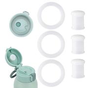 6pcs Baby Bottle Warmer Accessories Set, Transparent Silicone Gaskets and Plugs for Momcozy 17oz/500ml Portable Baby Bottle Warmer