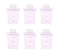 6Pcs Baby Milk Dispensers 60ml Portable Milk Powder Storage Box Organiser Container for Traveling Parent Portable Baby Dispenser with Secure Lid