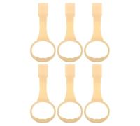 6pcs Baby Pull up Rings for Playpen Standing Support | Plastic Safe Grip Handles, Playpen Accessory Set, Travel Use, First Steps and Motor Skill Support