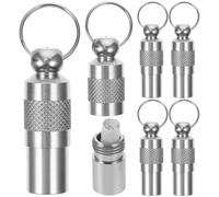 6pcs Back to School Dog Id Tags Anti Lost Aluminum Pet Accessory
