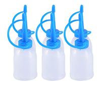 6Pcs/Bag 30ML Plastic Squeeze Bottle with Long Neck Funnel Cap, Easy to Use for Jet Dispenser