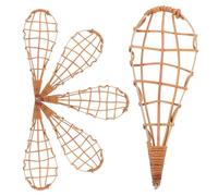 6pcs Bamboo Christmas Tree Hanging Ornament for Party Decoration