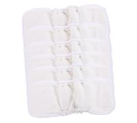 6pcs Bamboo Fiber Diaper Inserts White Reusable Washable Baby | Breathable Absorbent Fibre Liner, for Changing Pad Use, Cloth Diaper Accessory Set