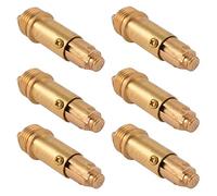 6Pcs Basin Waste Pop Up Click Clack Clicker Push Internal Spring Plug Bolt Brass Replacement Screw for Most Sink Bath Tub Basin Drain Stopper
