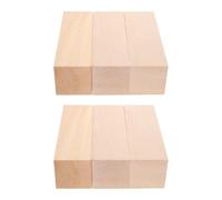 6pcs Basswood Carving Block Set for Woodworking DIY Projects