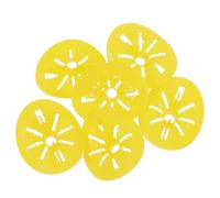 6pcs Beehive Escape Cone Entrance Gate Plastic Yellow Door | One-way Exit Equipment for Beekeepers, Suitable for Bee Colonies, Apiary Managers and Multi-hive Management