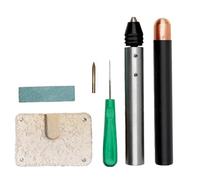 6PCS Beginner Stone Working Tool Set Copper Stainless Steel for Artists Archaeology Carving Ancient Skills Crafting Equipment