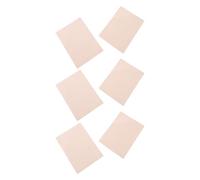 6pcs Beige Suede Dance Shoe Sole Protectors for Ballroom Practice | Fine Suede Texture, Anti Skid Pads Smoother Turns in Rehearsal Studios for Jazz and Tap Footwear