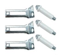 6PCS Bi-Fold Door Hardware Repair Kit, Closet Door Hardware for 1inch to 1-3/8inch Thick Doors