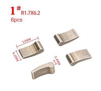 6pcs Bicycle Freehub Pawls Set 12x6.2mm Silver Metal | Includes Type1 12x6.2mm size, steel, precise fit, enhances shifting, resistant