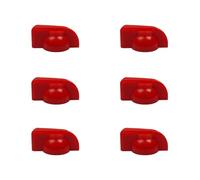 6Pcs Big Chicken Head Knobs Guitar Effect Pedal Amplifier Knob Potentiometer Knob Caps Guitar Accessories Accessories