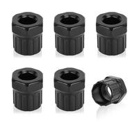 6pcs Bike Cassette Removal Tool, Mountain Bike Cassette Removal Tool Easy to Install Sprocket Lockring Chain Whip Accessory for Repairing Bicycle Freehub