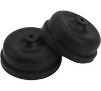 6Pcs Black Aquarium Diaphragm Air Pump Accessories - Rubber Oxygen Pump Replacement Parts with Silicone Cup Parts