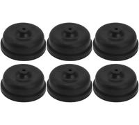 6Pcs Black Aquarium Diaphragm,Aquarium Air Pump Accessories,Diaphragm,Replacement Parts Accessories for Air Oxygen Pump, Pumps and Filters