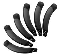 6pcs Black Banana Hair Clips Plastic Hair Twist Claws