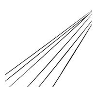 6pcs Black Fiberglass Rods - 1m Lightweight Elastic Bars with 0.8mm, 1mm, 1.2mm Diameters for Precision Machining and DIY Projects(0.8x1000mm)