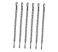 6pcs Black Iron Hanging Chain for Door Signs and Hanging Signs